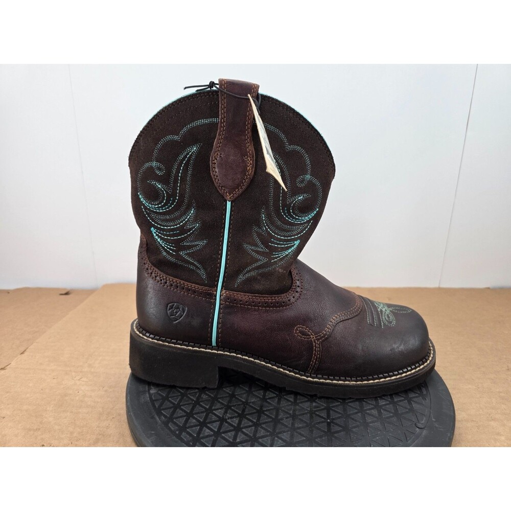 Ariat Fatbaby Heritage Dapper Cowboy Western Boots Womens Sz 11 B Brown Leather - Picture 4 of 14